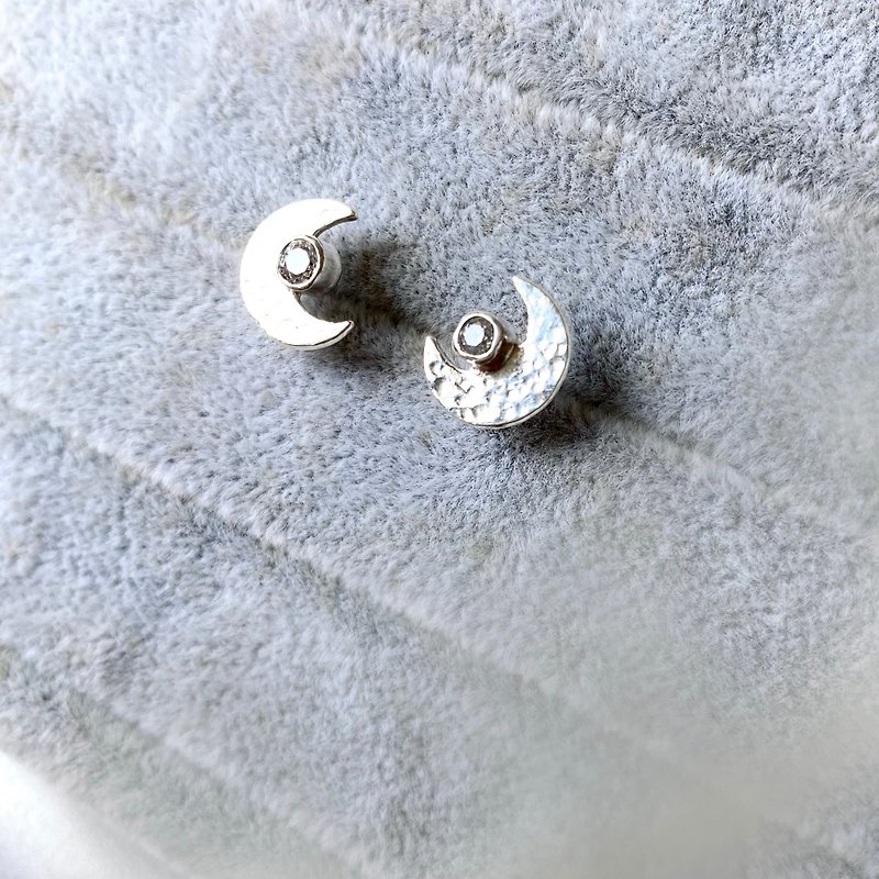 MIH 金工首饰 | 星辰耳环  925纯银 sterling silver earrings - 耳环/耳夹 - 纯银 银色