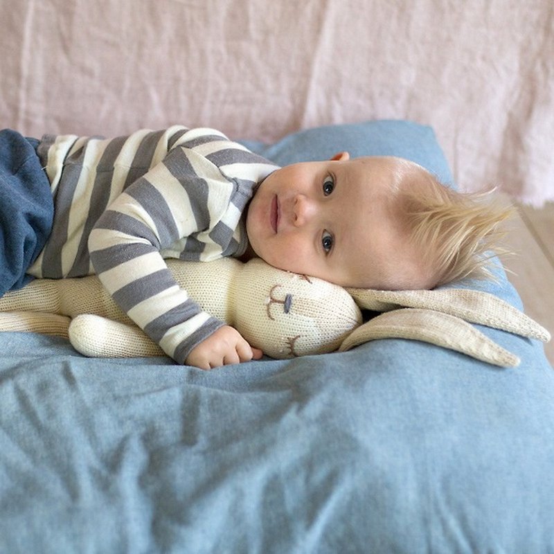 美国Blabla Kids 纯棉针织娃娃(小只) -卡其兔子 1-04-062 - 玩具/玩偶 - 棉．麻 卡其色