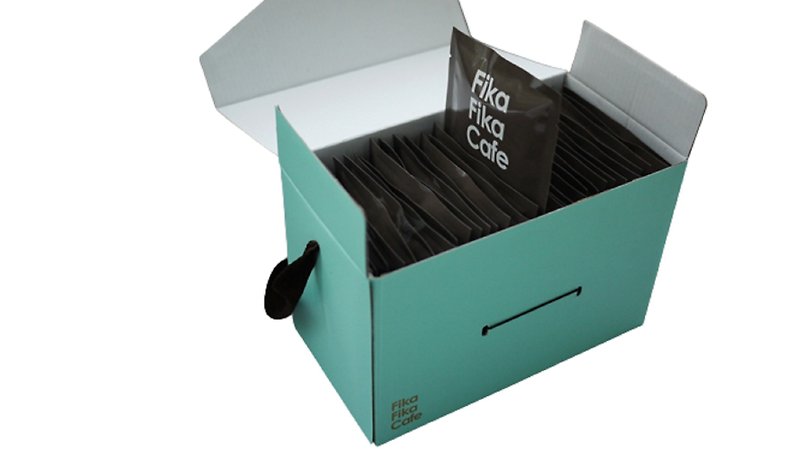 FikaFikaCafe 手提盒装30入惊喜挂耳组合 - 咖啡 - 新鲜食材 卡其色