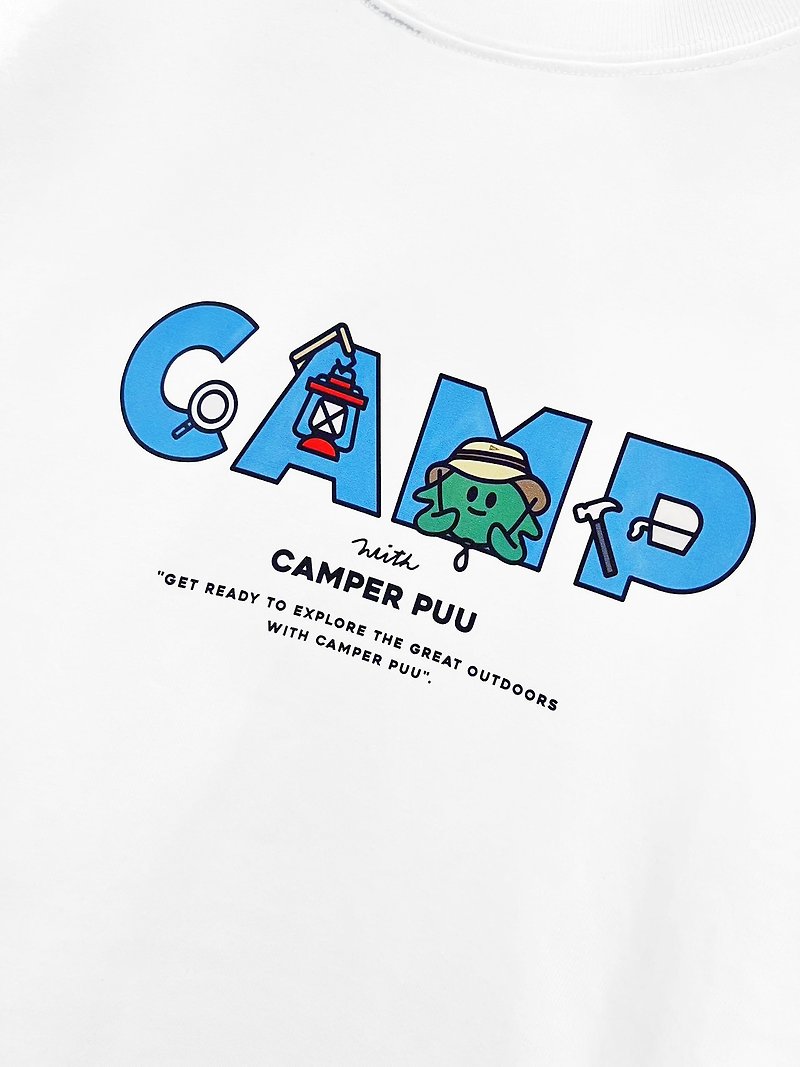 CAMP T-Shirt T恤 露营 情侣 - 女装 T 恤 - 聚酯纤维 