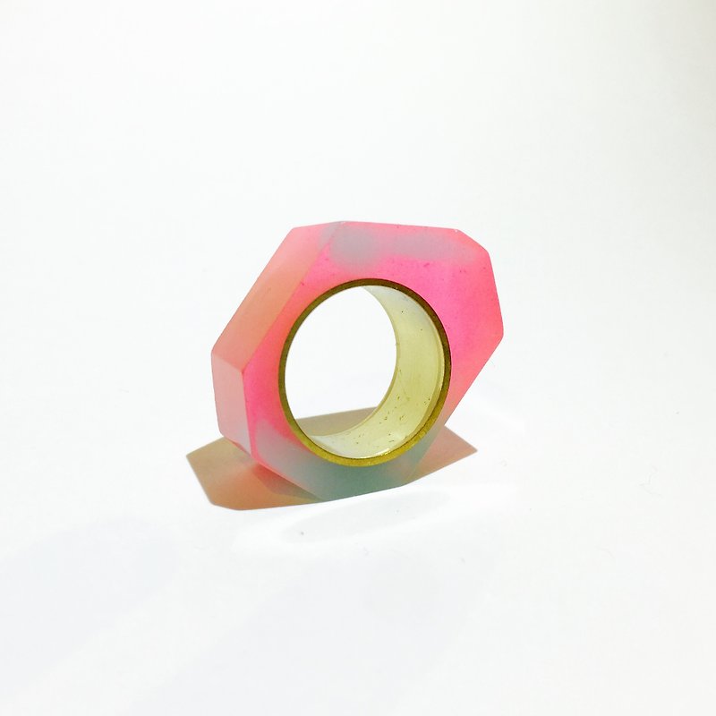 PRISMリング　ゴールド・ピンク - 戒指 - 其他金属 粉红色