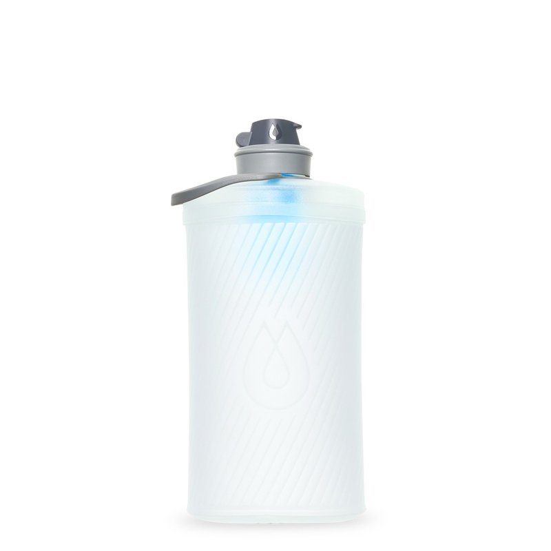 【HydraPak】Flux+ 1.5L 软式水壶 过滤器 - 野餐垫/露营用品 - 其他材质 白色