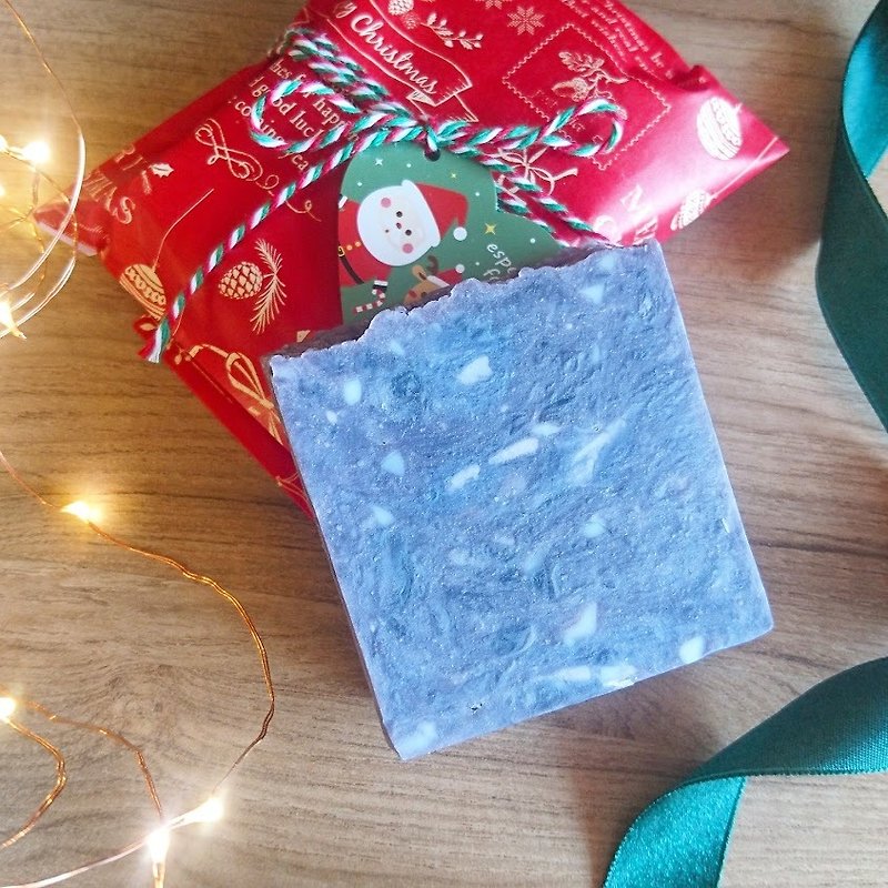 Pure纯粹手工皂-魔法星空皂(义卖商品、热制皂、圣诞包装) - 肥皂/手工皂 - 植物．花 蓝色