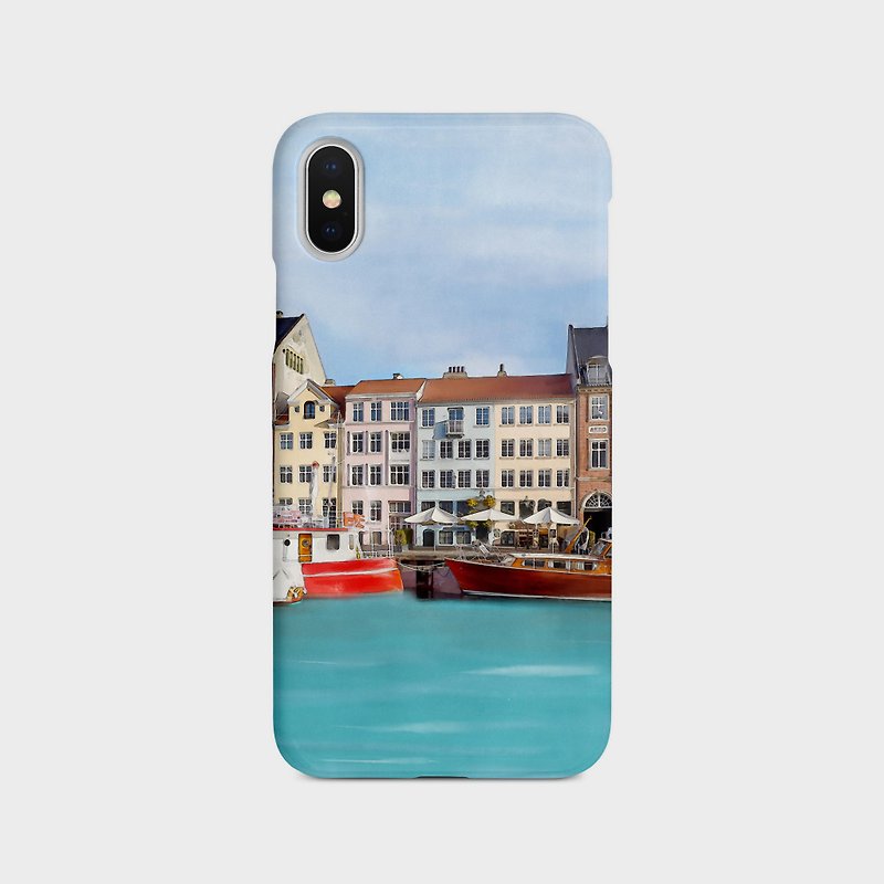 哥本哈根 风景 手机壳 iPhone X XS Max 7 8 Galaxy S8 S9 S10 - 手机壳/手机套 - 塑料 多色