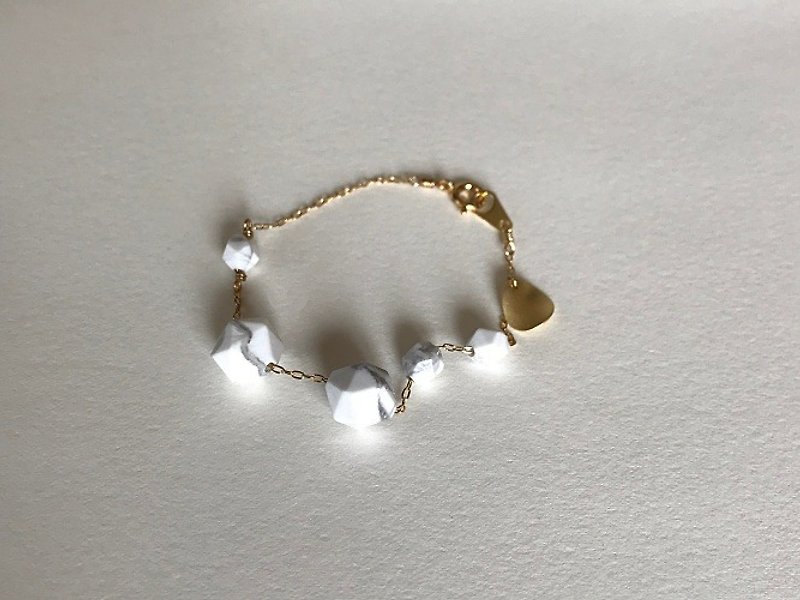 Madam Polygon（bracelet） - 手链/手环 - 宝石 白色
