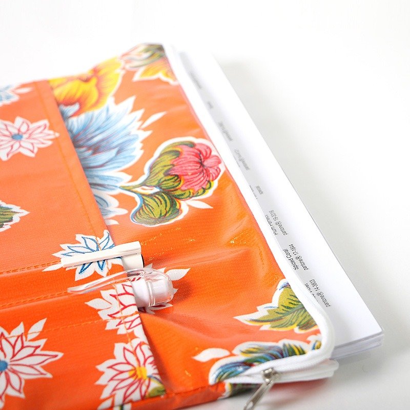 印花防水布A4平面袋 - 文件夹/资料夹 - 聚酯纤维 多色