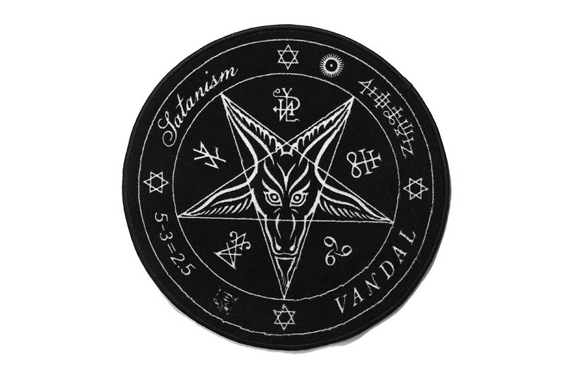 VANDAL Satanism地毯 - 地垫/地毯 - 聚酯纤维 黑色