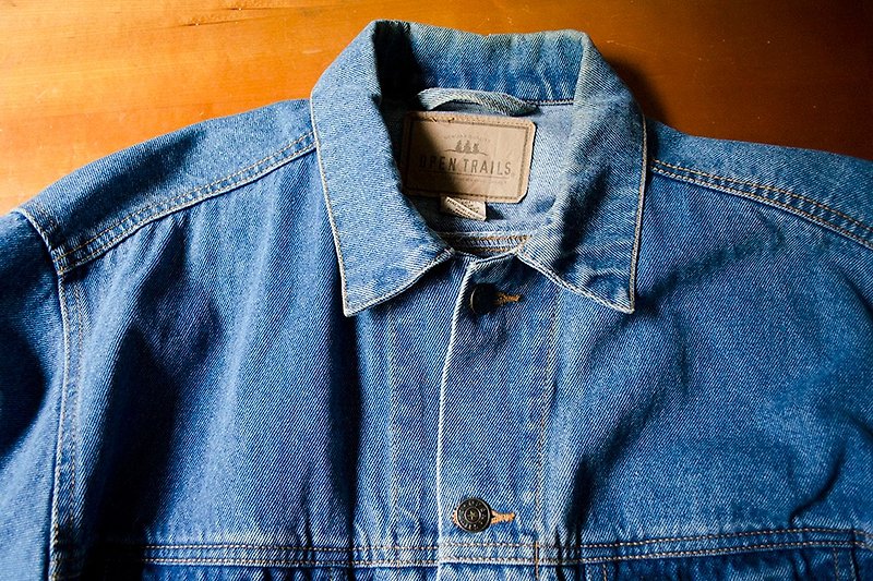 深蓝重磅牛仔外套 Type3 Trucker Jacket #Vintage #古着 #莞洱 - 男装外套 - 其他材质 