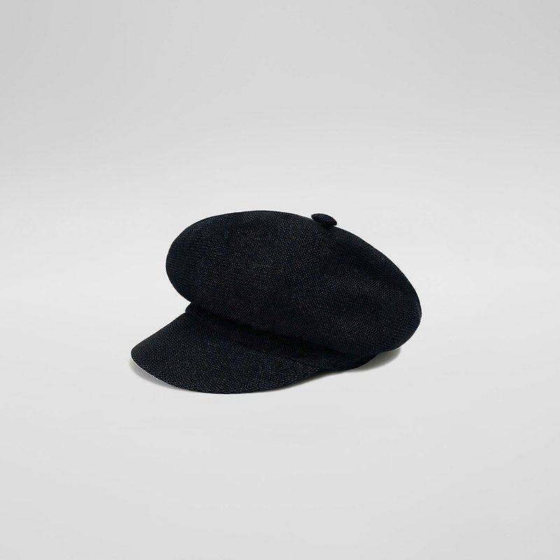 【中性款】 915全网眼报童帽 - 帽子 - 其他材质 黑色