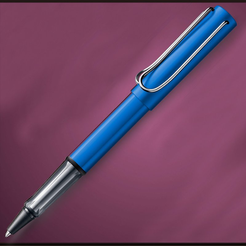LAMY AL STAR 恒星 钢珠笔+笔袋礼盒 - 海水蓝 - 钢珠笔 - 铝合金 蓝色