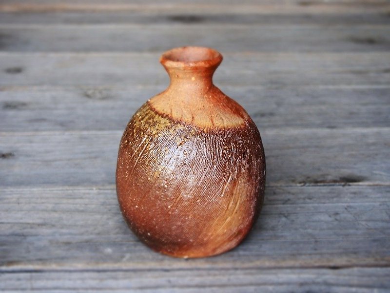 備前 徳利＿t-053 - 花瓶/陶器 - 陶 咖啡色