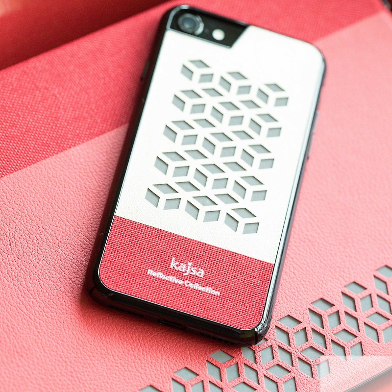  立方体单盖手机保护壳 红 - 其他 - 防水材质 红色