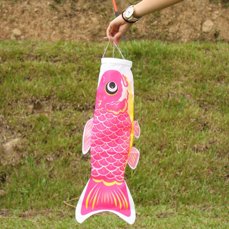 台湾鲤鱼旗60CM (桃红) - 摆饰 - 聚酯纤维 粉红色