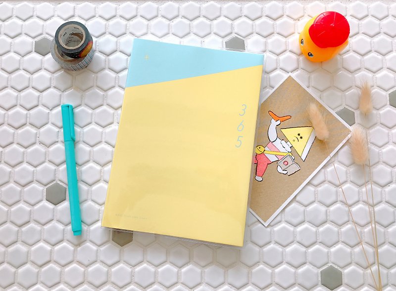 迪梦奇 365好好记Ⅷ v.2 [黄蓝] - 笔记本/手帐 - 纸 多色