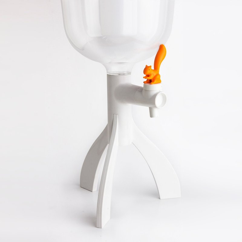 QUALY松鼠戏水瓶-饮水器 - 厨房用具 - 塑料 橘色