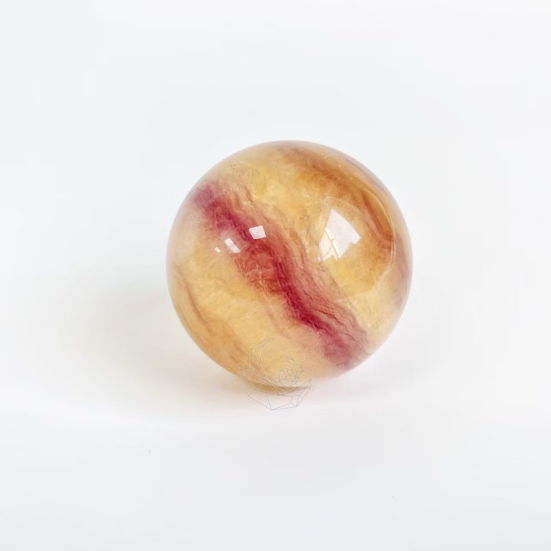蜂蜜莓果 萤石球 丝质 环状山形千层 黑29 - 摆饰 - 半宝石 多色