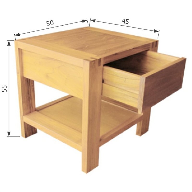 Java Side Table 爪哇*1 - 其他家具 - 木头 