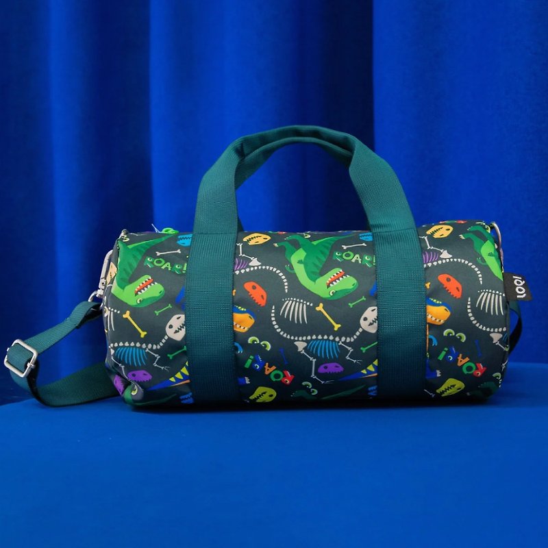 LOQI mini旅袋 I 恐龙WEDR (环保回收材质)I手提、斜背小包 - 侧背包/斜挎包 - 聚酯纤维 绿色