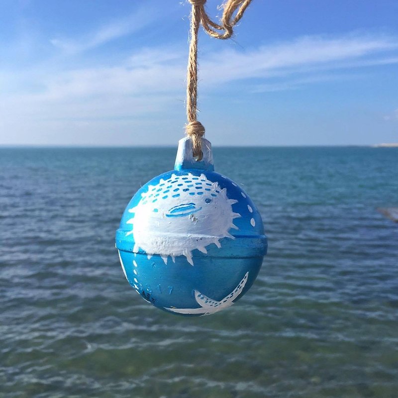 海洋生物 / 浮球彩绘 / 浮球 - 摆饰 - 塑料 蓝色