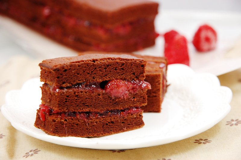 2入黑丝绒野莓蛋糕-特惠799元(含运) - 蛋糕/甜点 - 新鲜食材 红色