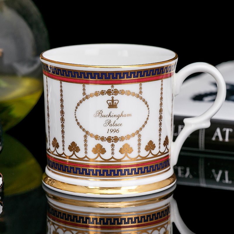 英国制Royal Collection白金汉宫1996骨瓷杯生日马克杯咖啡茶杯 - 咖啡杯/马克杯 - 瓷 