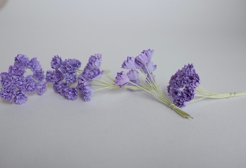 纸花，DIY 100片满天星，100片，尺寸1厘米。紫色 - 其他 - 纸 紫色