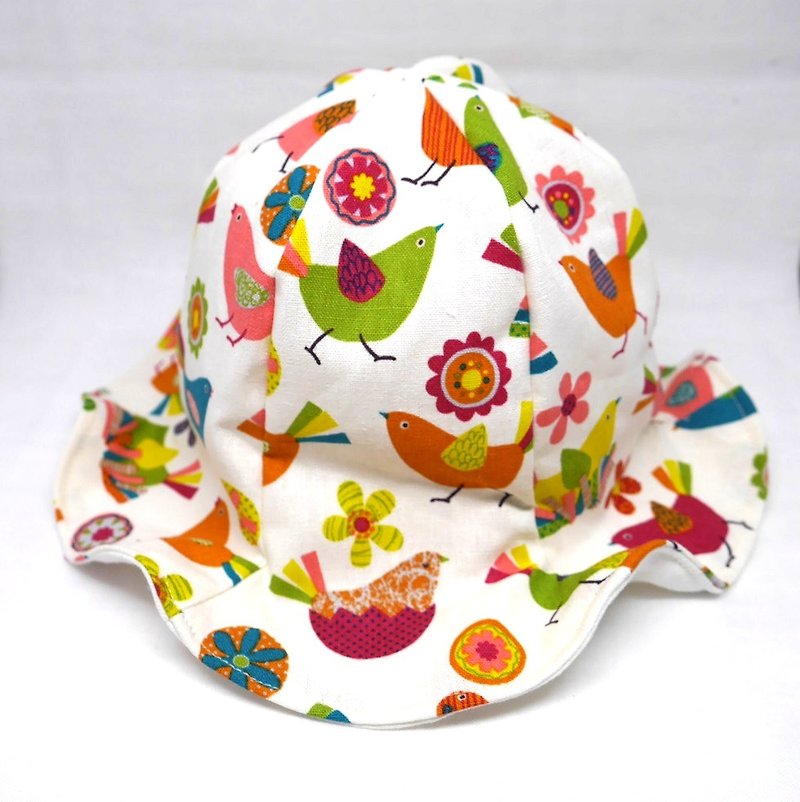 Tulip hat / birds - 婴儿帽/发带 - 棉．麻 多色