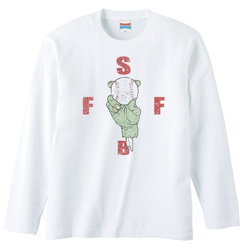 ロングスリーブTシャツ / S・F・F - 男装上衣/T 恤 - 棉．麻 白色