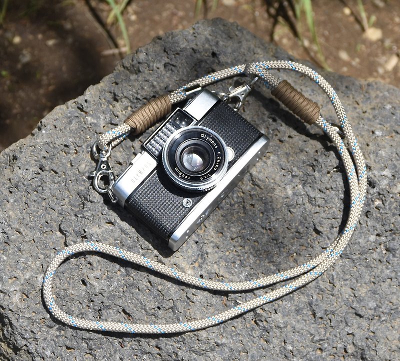 アウトドアロープのカメラストラップ / ベージュ - 相机背带/脚架 - 其他人造纤维 金色