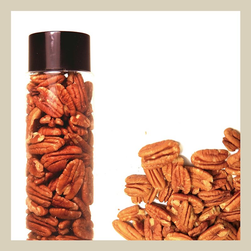 Oh ! Nuts 原味烘焙胡桃 Pecan / 新罐装 - 坚果 - 塑料 透明