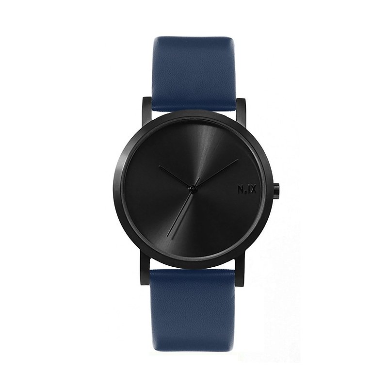 Minimal Watches : Metal Project Vol.02 - Titanium (Blue) - 男表/中性表 - 真皮 蓝色