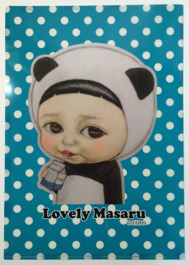 透明的文件夹 / Lovely Masaru / 圆点花纹 - 文件夹/资料夹 - 其他材质 蓝色