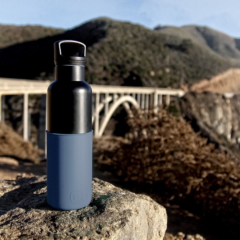 美国HYDY时尚保温水瓶 CinCin Black系列 |海军蓝-黑瓶 - 590ml - 水壶/水瓶 - 其他金属 多色