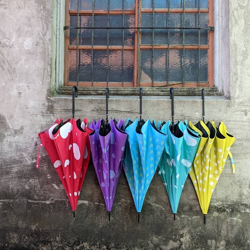 彩虹晴雨直伞|大伞面23寸|台湾福懋伞布(防晒/抗UV/防风) - 雨伞/雨衣 - 防水材质 多色