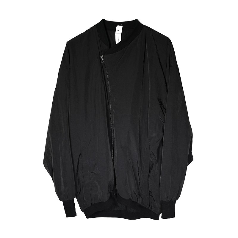 拼布夹克 "Stev" - 男装外套 - 聚酯纤维 黑色