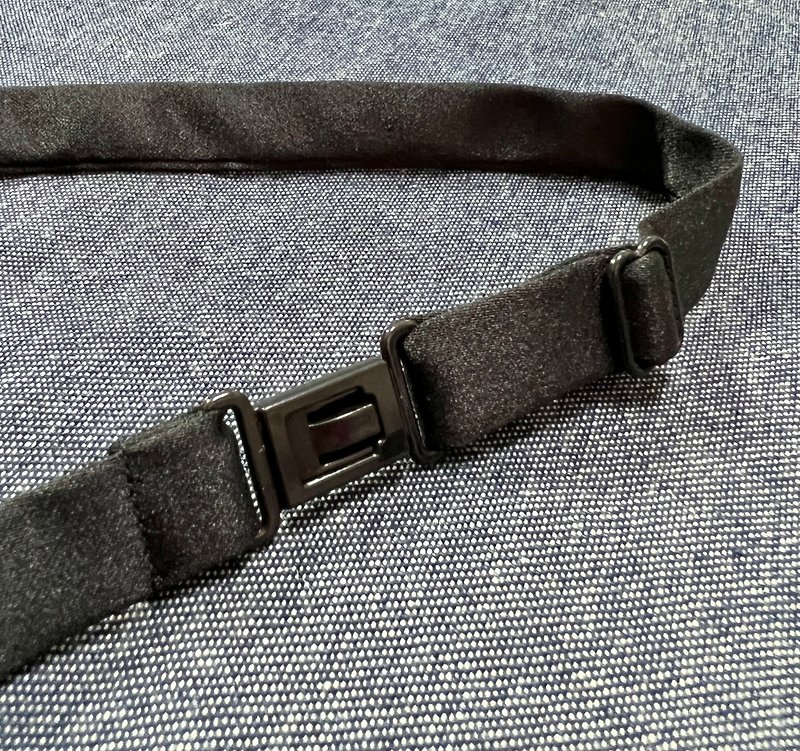 领结的领围带子 - 领带/领带夹 - 聚酯纤维 黑色