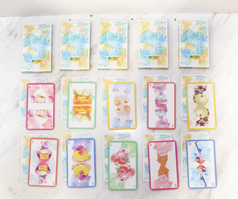 ANI PLAYING CARDS 图案游戏卡牌 - 其他 - 纸 多色