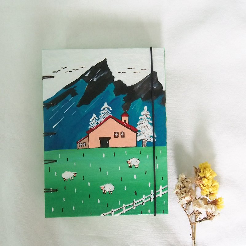 My peaceful house. Notebook Handmadenotebook Diary 筆記本 - 笔记本/手帐 - 纸 绿色