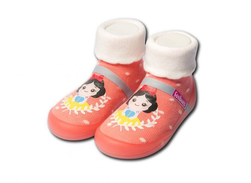 【Feebees】公主系列 橘子公主 (学步鞋 袜鞋 童鞋 台湾制造) - 童装鞋 - 其他材质 橘色