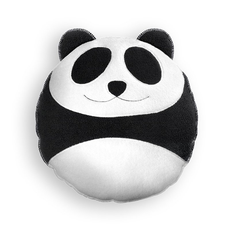 【德国莱思绮Leschi】熊猫造型靠枕 / 抱枕 / 趴睡枕 / 午休枕(小 - 枕头/抱枕 - 棉．麻 多色