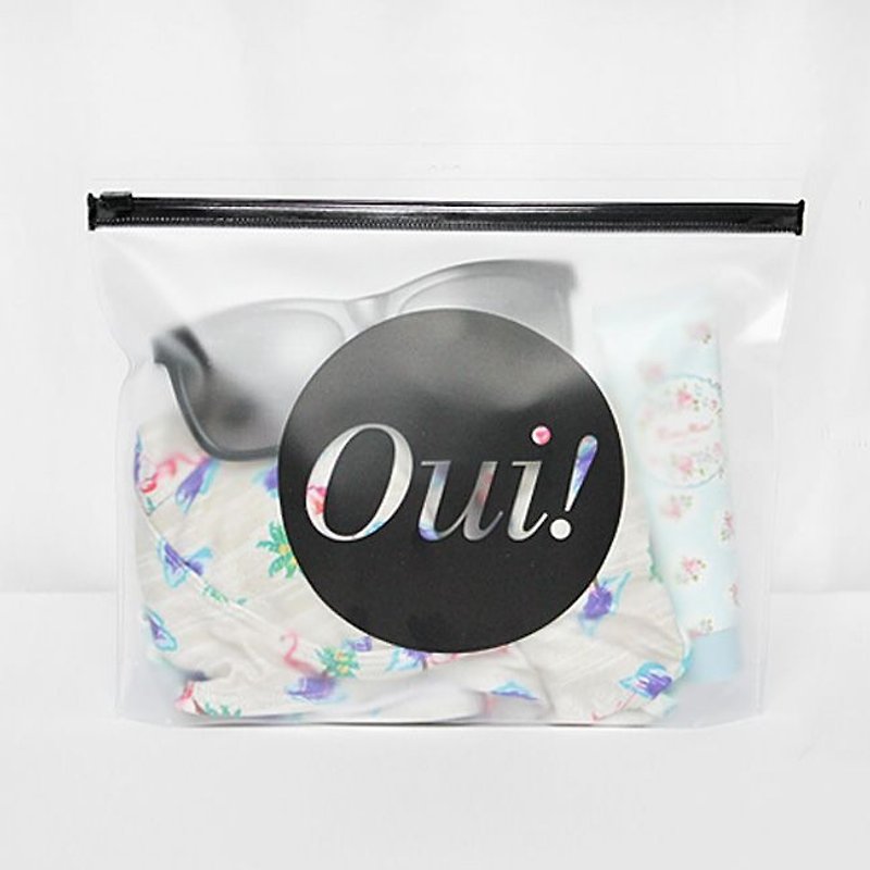 敲敲-Dear Maison 旅行收纳夹链包-Oui,DMS50301 - 化妆包/杂物包 - 塑料 透明