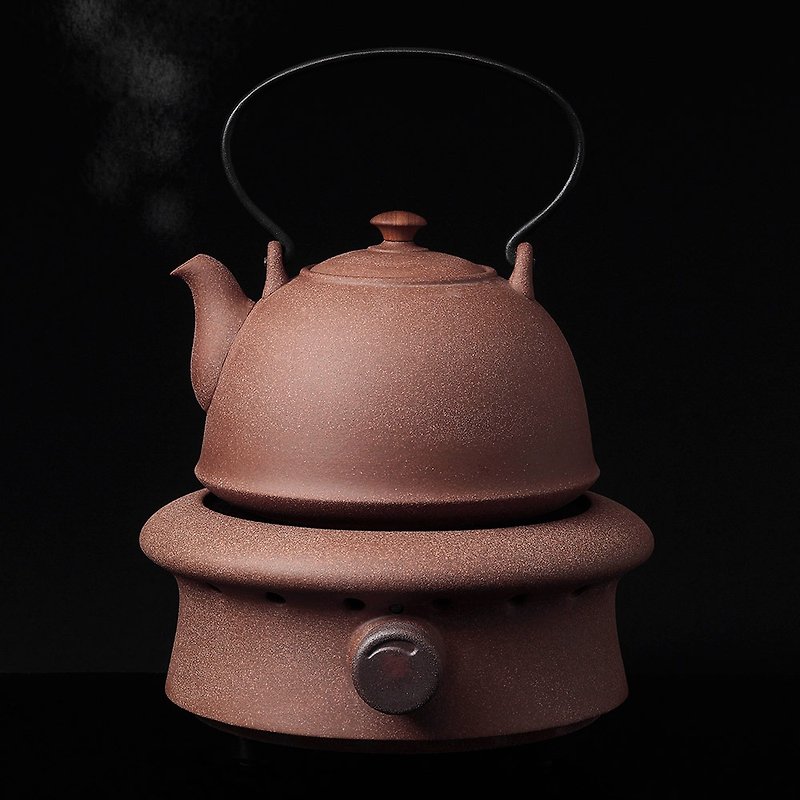 陶作坊│九式烧水壶电陶茶炉组(不含木柜) - 茶具/茶杯 - 其他材质 咖啡色