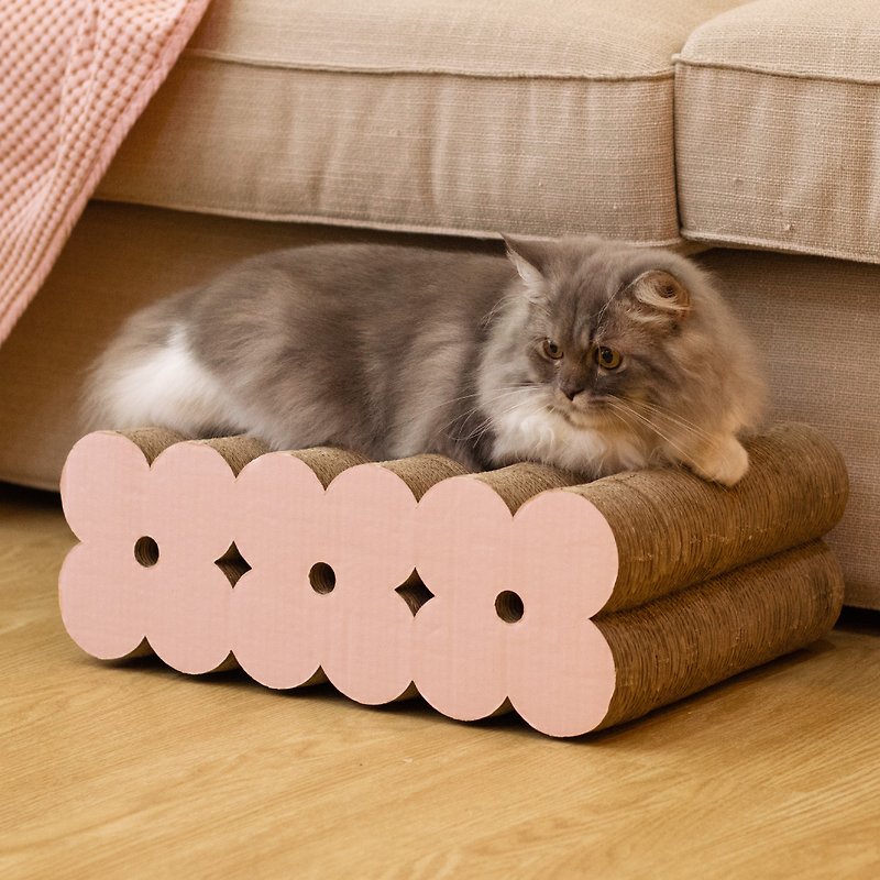 FLORA Rose 猫抓板 - 玩具 - 纸 粉红色