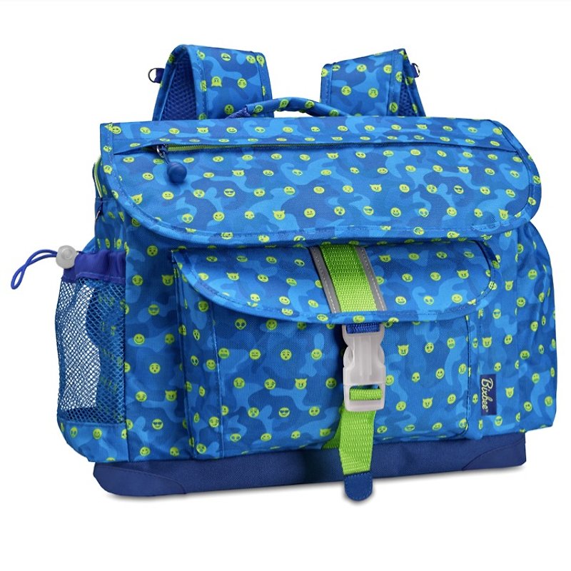 美国Bixbee限定版-表情符号朝气蓝中童轻量舒压背/书包 - 其他 - 聚酯纤维 蓝色