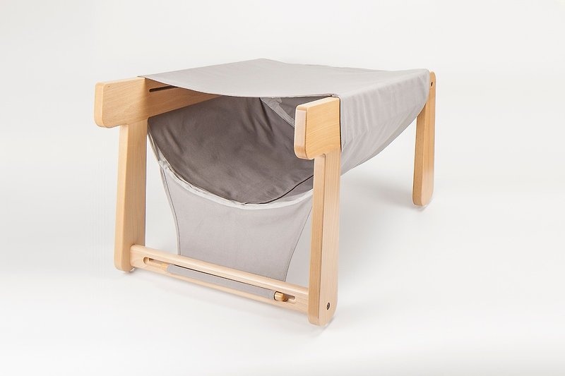 袋鼠窝专用布套 (无包含木架) - 床垫/笼子 - 棉．麻 灰色