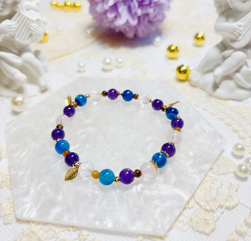 蓝玛粉晶辉   手链 - 手链/手环 - 水晶 紫色