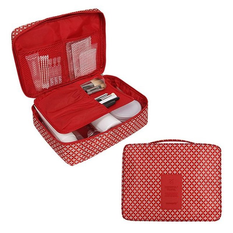 MPL-pattern手提万用包化妆包-经典红,MPL24666 - 化妆包/杂物包 - 塑料 红色