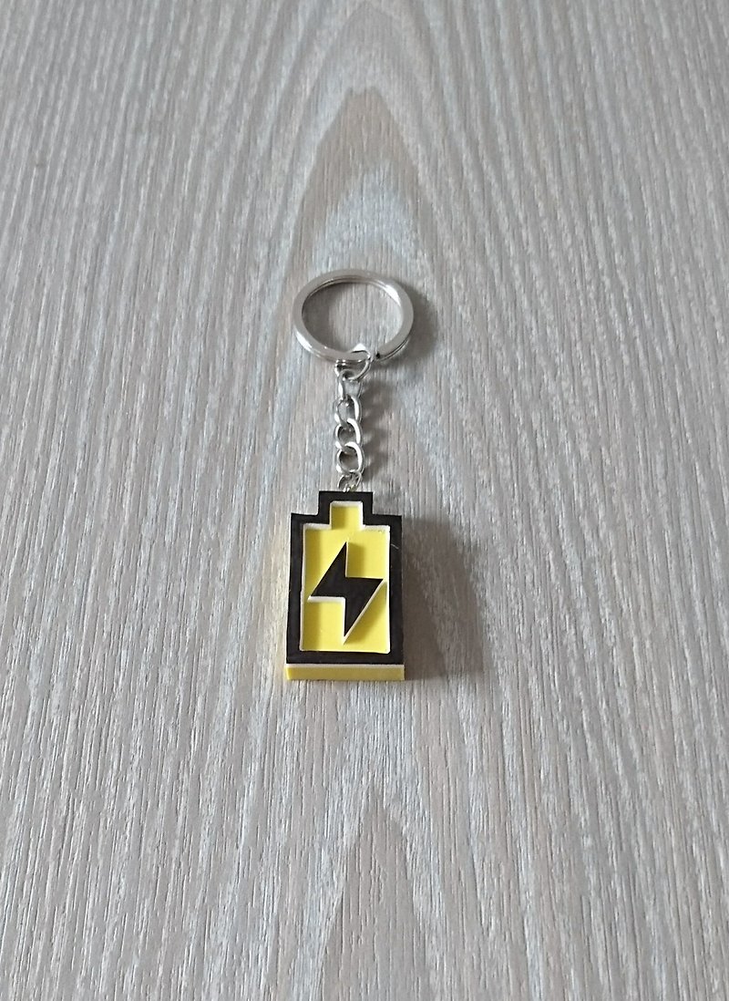 充电钥匙圈 - 钥匙链/钥匙包 - 橡胶 黄色