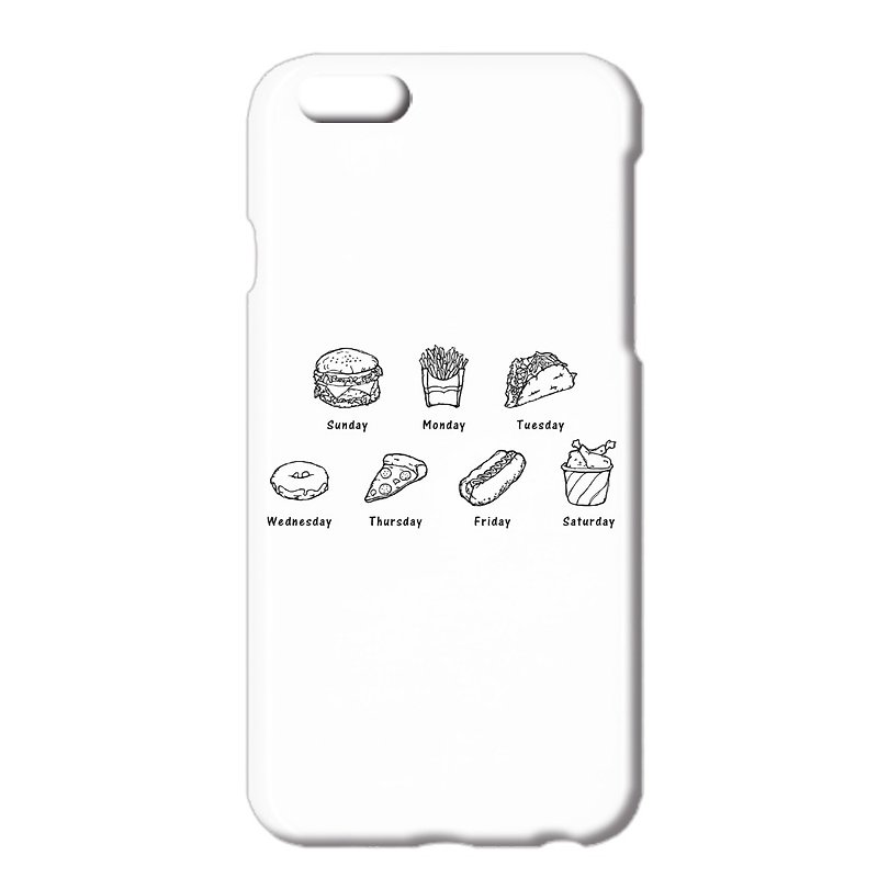 iPhone ケース / Junk Food Week - 手机壳/手机套 - 塑料 白色