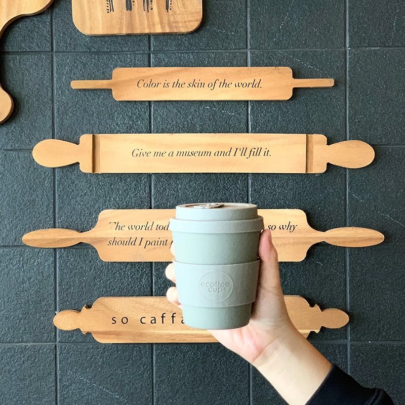 Ecoffee Cup | 8oz环保随行杯(时尚灰) - 咖啡杯/马克杯 - 其他材质 灰色